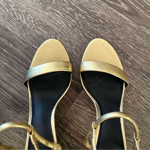 Sandro Paris gold heels new - Picture 8 of 9